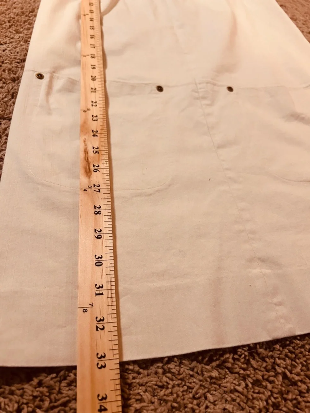 J. Crew Urbanite Shift Dress Jumper Cream Tan Khaki Size 8 - Picture 3 of 6